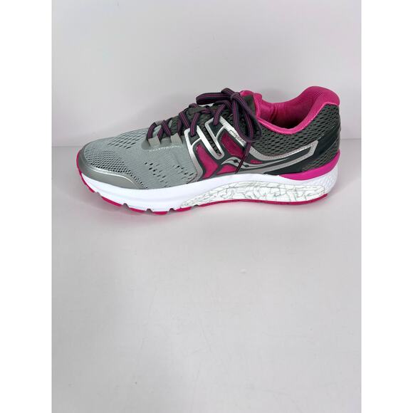 Saucony Hurricane Size 10 ISO 3 S10348-1 Grey Pink Black Women's Running Shoes - Picture 6 of 14